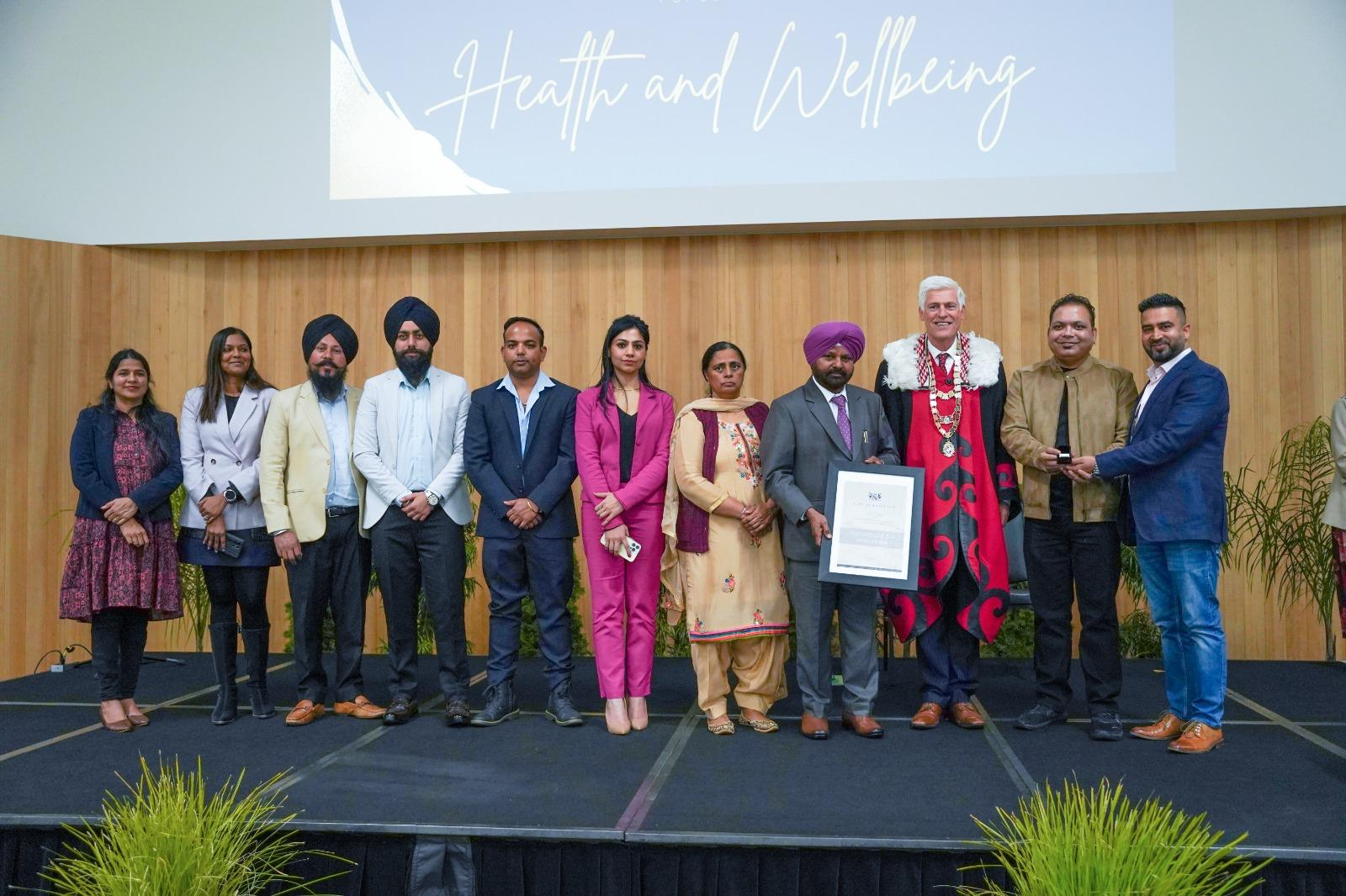 ਵਾਈਕਾਟੋ ਸ਼ਹੀਦ-ਏ-ਆਜ਼ਮ ਭਗਤ ਸਿੰਘ ਟਰੱਸਟ ਨੂੰ ਸਮਾਜਿਕ ਸੇਵਾ ਲਈ ਹੈਮਿਲਟਨ ਸਿਵਿਕ ਅਵਾਰਡ ਨਾਲ ਸਨਮਾਨਿਤ ਕੀਤਾ ਗਿਆ।